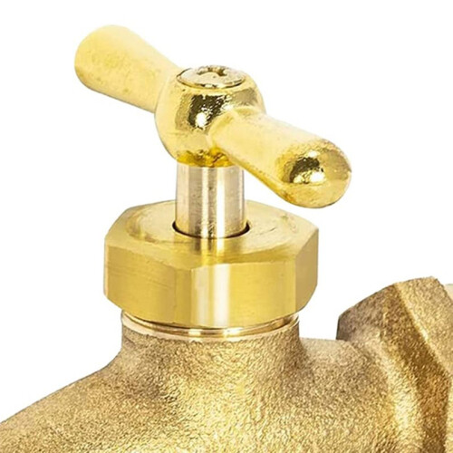 Brass Irrigation Hose Bibb with 3/4in Connection for Efficient Watering 1