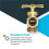 Brass Irrigation Hose Bibb with 3/4in Connection for Efficient Watering 3