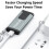 SMILING  Multifunctional Keychain Flashlight USB  Flashlight with COB Work Light Keyring Camping Walking Pocket Lamp 5