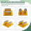 3Pcs Concrete Floor Polishing Tools Double Segment Diamond Grinding Blocks for Cement Surface and Stone Floor 4