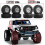 Conjunto de Rodas e Pneus RC Beadlock de 1,3 Polegadas, Peças de Upgrade para Crawler RC 1/18 para MJX H18P para Caminhão Off-Road para  Bronco 3