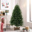 Homcom (S) HOMCOM Artificial Christmas Tree, Solid Fir Wood Stand, Green 2