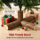 Homcom (S) HOMCOM Artificial Christmas Tree, Solid Fir Wood Stand, Green 8