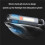 SMILING  3 Pcs Rechargeable EDC Flashlight with Hook Lock,  Adjustable Focus Pocket Light, COB LED Emergency Lamp 9