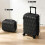 Homcom HOMCOM 2-Piece Luggage Set, Hard Shell Suitcase Set with TSA Lock, Black 3