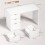 Homcom HOMCOM Computer Desk 3 Drawers 120 cm Reversible Design, White 3
