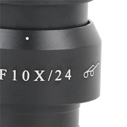 WF10X/24MM Microscope Eyepiece Wide Field Binocular Stereo Microscope Lens Interface 30MM Diopter Adjustable 2