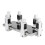 4Pcs Adjustable Screen Repair Clamp, Fastening Clip Tool for Phone Tablet Laptop LCD Display Replacement 4