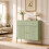 Homcom HOMCOM Modern Sideboard with 2 Drawers, and Adjustable Shelf, Light Green 2