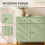 Homcom HOMCOM Modern Sideboard with 2 Drawers, and Adjustable Shelf, Light Green 6
