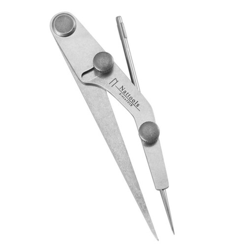 Nattools Pen Leather Scratch Gauge - 4803 Adjustable Stitching Spacing Tool for DIY Leathercraft 1