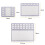 3 Style  Beading Mat for Jewelry Making with Centimeter Scale and Alphabetic Grid 8