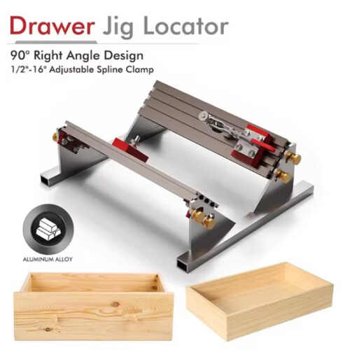 Drawer Clip Positioner, Multi-Size Adjustable, Drawer Mount Holder 2