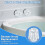 Ensemble de Poignée de Robinet de Baignoire Transparent avec Indicateurs Chaud/Froid - Pièces de Remplacement à Double Poignée 4