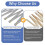 1M /2M Dual Metric Scale Folding Rule for Metalworking / Industrial Drawing / Engineering, Multi-Purpose Measuring B 4