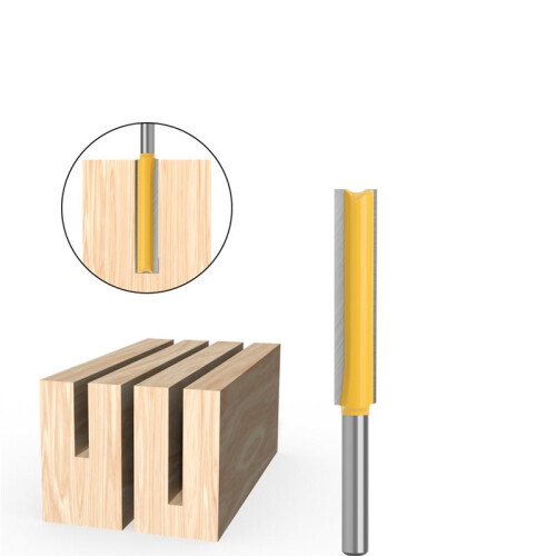 1/4-Inch Diameter Straight Router Bits for Cuts and Performance 1