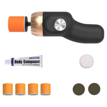 Kit de Polissage Automobile à Double Action , Outils de Protection de Peinture de Voiture et de Réparation de Rayures 12V Portable