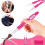 Crochet Hook with Ergonomic Handle, 0.75 mm Hairpin Braid Hairlock, Braid Crochet Hook 6