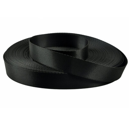 Cinghie In Nylon Nero da 10M per Cucito DIY, Collari per Cani e Manici per Borse