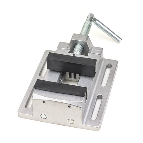 3 Inch Parallel Jaw Drill Press Vise Aluminum Alloy Double Track Clamping Milling Machine Worktable Adjustable Vice Tool 1