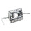 3 Inch Parallel Jaw Drill Press Vise Aluminum Alloy Double Track Clamping Milling Machine Worktable Adjustable Vice Tool 5