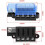 1set 4-Way Blade Fuse Block (with  Cover) -1-Input/4-Output  Power Distribution Solution, Suitable for RVs, Trucks 6