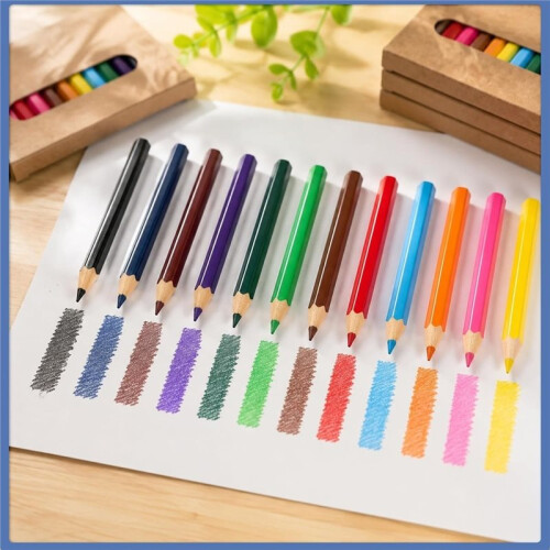 30 Boxes  Colored Pencils Bulk 12 Pack/Box Pre-Sharpened Mixed Coloring Set for DIY  & Painting 2
