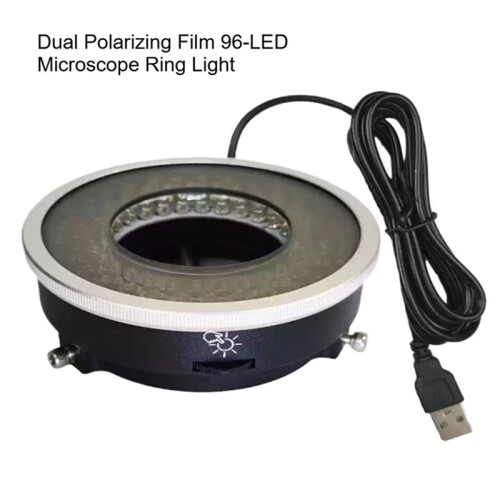 USB LED  Polarized Light Source for Mobile Phone Repair Microscope with Adjustable Brightness Polarizing Filter 2