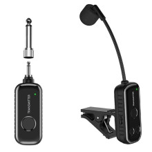 2.4G Wireless Saxophone Microphone - Plug & Lavalier Mic for Sax, French Horn, Trumpet & Woodwinds