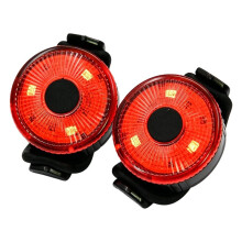 Rechargeable Bike Tail Light with USB-C, Red LED Bicycle Rear Light Quick Release for Night Riding Safety