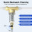 Spin-Down Sediment Filter with 1" MNPT & 3/4" FNPT Dual Thread Includes 3/4" MNPT Adapter,40/100/200 -Mesh 6
