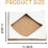 1 Conjunto/2 Peças de Capa para Prensa Térmica de 12x15 Polegadas - Capa Antiaderente e Resistente Ao Calor para Sublimação 6