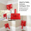 Paint Edger Trimmer with 2 Pads for Walls & Corners,Adjustable Angle Design,Sponge Paint Pad Applicator Red 6