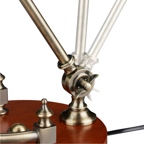 Bankierslamp met groen scherm