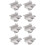 8Pack Solar Panel Mounting Brackets, Solar Panel End Clamps, Centre Clamps, for PV Solar Panel Solar Module 3