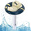 Pool Thermometer Floating Easy Read, Leisurely Polar Bear Water Thermometer for Ice Bath with String 2