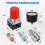 Régulateur de Pression de 1/4 Pouce, Régulateur de Pression Standard, Régulateur de Pression, Air Comprimé, 175 PSI - Conception à 3 Trous 8
