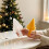 4pcs Christmas Tree Candle Molds, Tree Shape Silicone Molds with Base DIY Xmas Candlesticks Aromatherapy Wax Plaster 5