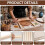 12 Pcs Pottery Tools Kit for Clay Pottery Rolling Pin Guide 10 Pcs 5 Size Rolling Pin Guide, Linen Tablecloth Mat 3