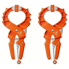 2pcs Strong Ratchet Clamp Fixed Clamp Secure Track Tightening Auxiliary Tool Wooden Fixing Tool Woodworking Tool 8Inch