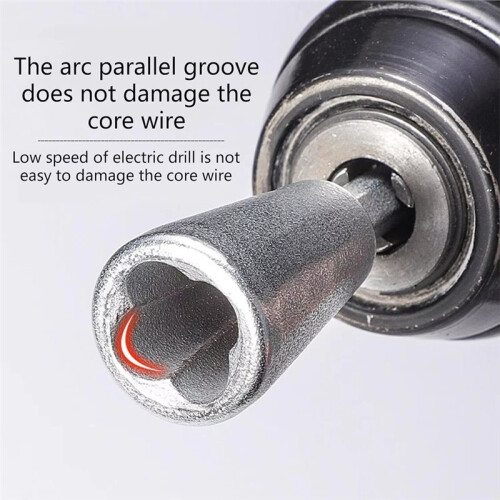 4Pcs Wire Twisting Tool Quickly Twister Electrician Artifact for Power Drill Drivers Twisted Connector Cable Device 2