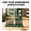 36 Holes Magnetic Screwdriver Holder for Tool Hex 1/4inch Storage Organizer Toolboxes Wheels Stack Drill Bit Box Wheeled 4