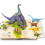 Enciclopedia 3d dinosauri preistorici con tocco artistico moderno per apprendimento camera bambini e 5