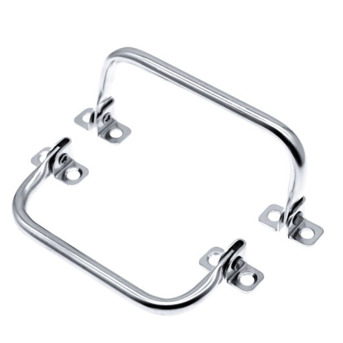 5pcs Foldable Pull Handle Metal Lifting Grip for Aviation Case Tool Box Equipment Storage Cabinet Carry Handle 2