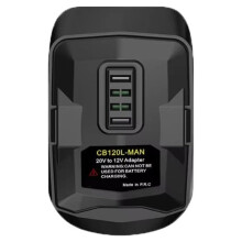 For 20V Lithium Batteries CB120L- Battery Adapter Converter for 12V Lithium-Ion Battery Tools