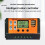 40A Solar Charge Controller Solar Panel Controller 12V/24V Adjustable LCD Display Panel Battery Regulator with USB Port 2
