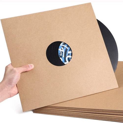 10 Peças 10 Polegadas Capas de Discos de Vinil LP em Papel  Marrom Cartão Capas de Discos de Vinil Capas de Álbum 2