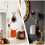 Bathroom Wall Hand Towel Holder with Candle/Aromatherapy Holder, Multi-Functional Wall Hooks, Candle Holders 4