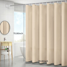 PEVA Duschvorhang weiß 180x180 wasserdicht