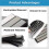 10-Piece 150x20 Whetstone Sharpening Stone Set for Sharpener with Non-Slip Base, Multiple Grits 5